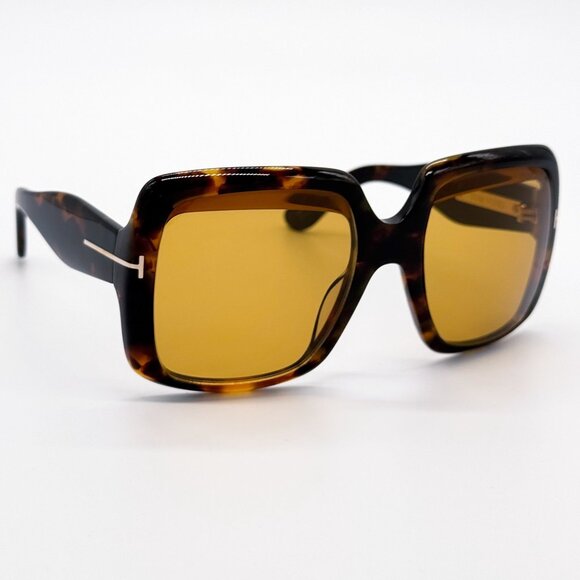 NEW TOM FORD TF1194 52E SUNGLASSES FT1194/S 52E WOMEN HAVANA EYEWEAR - Picture 4 of 10